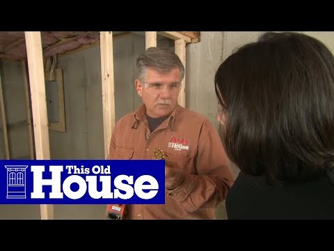 How to Frame Walls for a Basement Room | This Old House