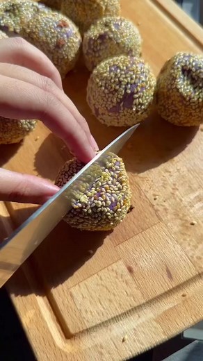 Ube macapuno buchi with cheese | Maricel Paña