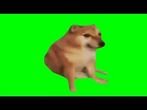 Cheems bonk green screen!