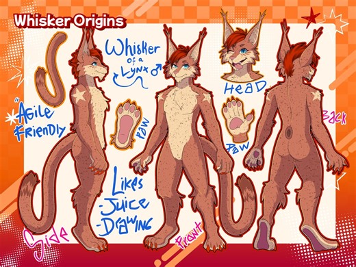 Custom Furry Reference Sheet, Fursona Commission, Furry Ref Sheet, Furry Art, OC Art, Fursuit Design, Anthro Reference Sheet, Furry Adopt - Etsy
