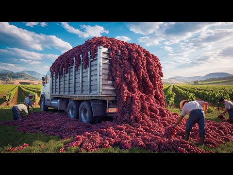 How Grapes Are Produced | Grapes Production