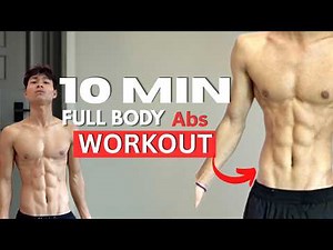 10 min Ultimate V shape Abs Workout | No Equipment 2026