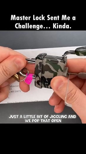 34K views · 1K reactions | Master Locked Picked Challenge #fbreels23 #viralvideo #lockpicking #reelsfb #viral #security #lockpickingtool #foryou #LOCK #military | Picking Locks | Facebook