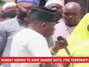 18 reactions | Ọlọ́run oni pada lẹ́yìn wa oooooo Ọrọ re lẹ́nu Oloye Sunday Igboho oooooo Ẹyin eeyan mi ẹ gbọ nkan ti baba oloye sọ fun Saidi Shittu oooooooooooooooooo | African BEST Entertainment TV" | Facebook