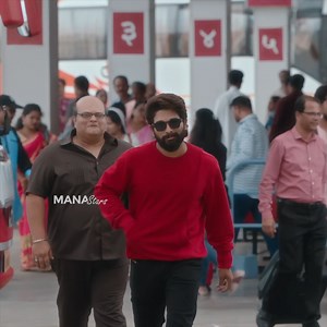 Exclusive footage from #Alluarjun and #Krish upcoming collaboration. | Mana Stars