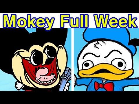 Friday Night Funkin' VS Mokey + Grooby FULL WEEK (FNF Mod) (Sr Pelo Mokey's Show)