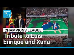 PSG fans play tribute to Luis Enrique and his daughter Xana in Munich • FRANCE 24 English
