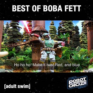 Boba's liquid alternative to The Force gives him banging headaches the next morning. #StarWars | Adult Swim UK & Europe