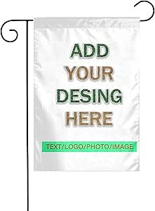 Custom Garden Flag Personalize Your Own Photo Logo Text Custom Garden Flag For Lawn Terrace Flag Courtyard Decor（28x40inch）