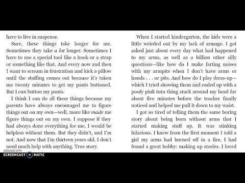 The Insignificant Events in The Life of a Cactus Chapter One