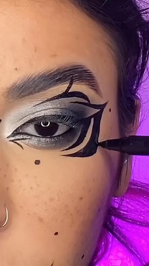 Wow jsut Wow! We're totally obsessed with this look 😍 Look how @kikissartistry achieves that effortlessly cool, unbothered look with our cosplay white mesh contacts! 😎🔥 Grab your pair now 👉 http://bit.ly/40saxXK | PinkyParadise - Largest Circle Lens Store