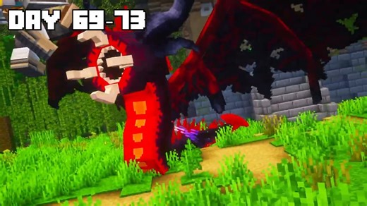 I Survived 100 Days as a DEMON WORM in HARDCORE Minecraft #TOMO #Newest #video #minecraft #satisfying #gaming | Tomo Gaming