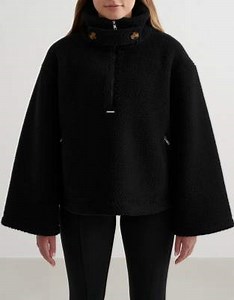 Anorak negro de felpa de Aim'n | ASOS