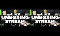 Mix of 2 videos from youtube : ahwu multicam view unboxing stream