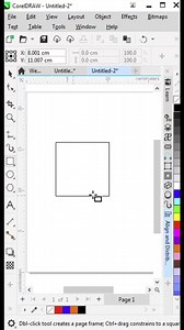 5.1K views · 32 reactions | 3D square ⬜ #coreldraw #coreldrawtutorial #shorts #shortsfeed #graphic #designer #design | S1 Graphics | Facebook