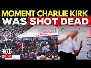 LIVE | Horrifying Moment Captures Charlie Kirk's Assassination at Utah Valley University