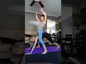Two person yoga challenge