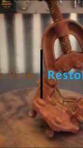 Saving a classic English record pipe vise from decay