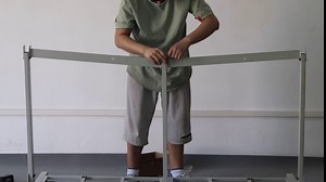 Single Layer Folding Table and Chair Cart, Mobile Chair Dolly Stackable 48 Chairs, Steel Folding Chair Storage Cart, Folding Chair Rack with 6 Durable Locking Wheels for Commercial Home Kitchen Black