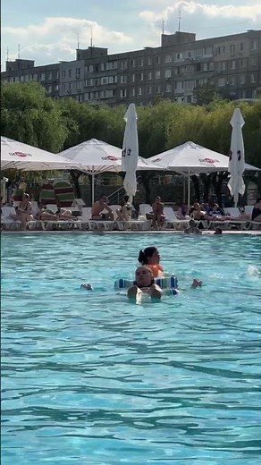 WET MOTION #153 | BEAUTIFUL GIRLS BY POOL | RELAX IN WATER PARK | SUMMER SWIMMING 2025