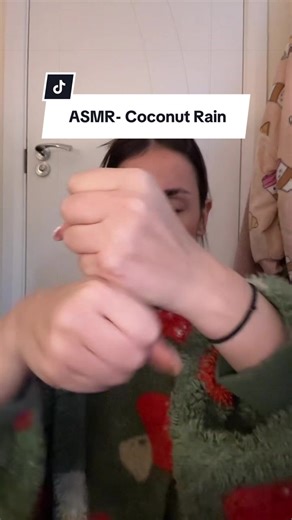 ASMR- Coconut rain by @angelic lofi ASMR 🥥🌧️ #asmr #mouthsounds #sleep #fyp #relax
