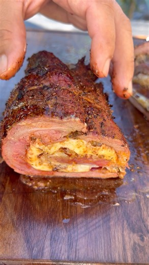 Stuffed flank steak | Miguels cookingwithfire