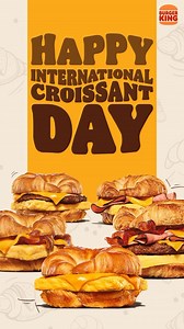 24 reactions | Happy International Croissant Day! Celebrate by getting a croissan’wich at Burger King. Enjoy our delicious Croissan’wich with your choice of fillings, perfect for a tasty start to your day! Don’t miss out! #BurgerKingBarbados #BKBarbados #HaveItYourWay | Burger King Barbados | Facebook