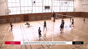 Hovězí: Kadetky VK AUSTIN Vsetín hostily celek TJ Spartak Uherský Brod | RT Valašsko