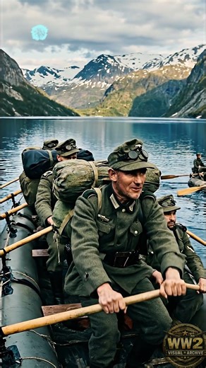 Cold Water Crossing German Mountain Troops Near Narvik ww2 history