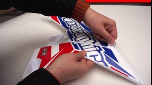 Kungfu Graphics Custom Decal Kit for Rerode R1 Dirt Bike, RERODECLR124N001-KOR