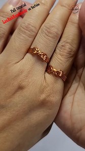 17K views · 224 reactions | Infinity ring - Free tutorial here https://youtu.be/KQHfKHQVmLI | Lan Anh Handmade | Facebook
