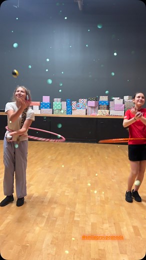 Great Smile Group Hula Hoop Juggling 🤹‍♀️ #smilegroupcanada #juggling #reels #best #teens #canada #performance | Smile Group Canada