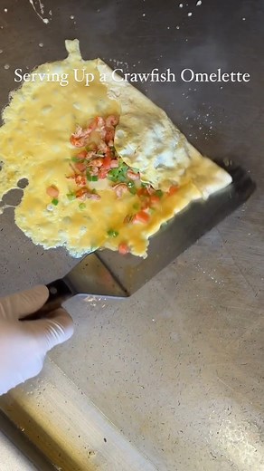 1.7K views · 40 reactions | Satisfy year-long crawfish cravings. Our Crawfish Omelette is here to hit the spot. | Cafe Beignet New Orleans | Facebook