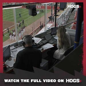 KB on the call!🎙️ Hogs Plus: http://bit.ly/3vtENY4 | Arkansas Razorback Softball