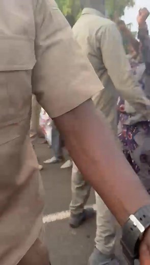 When the President meets the people, excitement among the crowd explodes. And It becomes even more gravitas when he stops to shake hands. President Barrow and the people. Singhateh and Ahmad Gitteh were there. | VoteGrey Npp