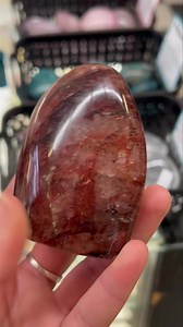 This red healer quartz, or hematite inc quartz, came from Madagascar $14 | Northeast Prospector