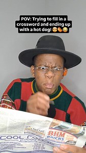 3.9K reactions · 33 shares | POV: Trying to fill a crossword and ending up with a hot dog! 勞 || Mzansi Comedy || Must Watch.. ‼️❤️‍♂️ #fyp #viral #tjhabinationvidz | Tjhabi Nation | Facebook