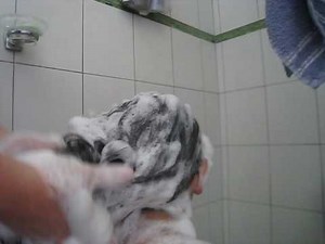 ASMR HAIR WASHING PART 2 /VERY RELAXING LOTS OF FOAM