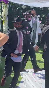 Who needs flower girls when you have flower men? 🕺✨ These guys are bringing the energy, the petals, and the perfect vibes for this wedding! 🔥 #FlowerMen #WeddingVibes #DancingDownTheAisle #WeddingFun #BestEntranceEver | Eden Regal Ballroom & Catering