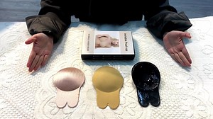 Invisible Rabbit Ear Breast Petals Bio Glue Lifting Nipple Cover Strapless Seamless Push-Up Bra for Women at Low Price