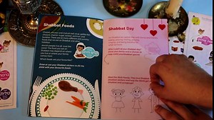 Lee Laa Lou, Shabbat and Kiddush, Hebrew Stickers