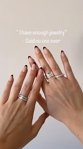 A ring for every finger. ❤️ #meditationrings #spinningrings #fidgetrings #anxietyrelief #groundingtechique #fidget #jeweryaddict | MeditationRings