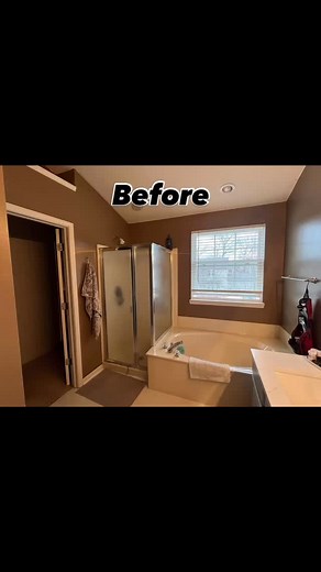 We helped a client update her older bathroom. A small shower and garden tub were replaced with a beautifully tiled walk-in shower and soaker tub. The client designed a classic and clean look for a gorgeous and welcoming space. #jemrenovations #renovation #renew #revive #bathroominspiration #bathroomremodel #tilework | JEM Renovations LLC