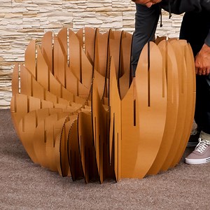 8.3K views · 36 reactions | Stunning & Comfortable Cardboard Chair | Crafty Panda How | Facebook
