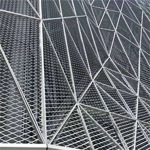 [Hot Item] Exterior Wall Decoration with Triangular Frame Aluminum Expanded Mesh Metal