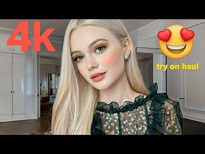 4k Wet vs Dry Bikini Try On Haul | See Through Transparent Lingerie & See Everything Haul