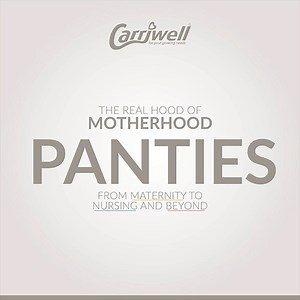 Made with seamless technology, featuring both stretch and memory, these premium maternity panties will offer you comfort from the start to end of your pregnancy journey. Available in black and nude! Available at Baby City, Babies ‘R’ Us at Toys ‘R’ Us, Clicks, Dis-Chem, selected Woolworths clothing stores and Woolworths Online, Takealot, Loot and leading baby and maternity stores. #carriwellsouthafrica #pregnancy #maternity #mumtobe #newmum #maternitybra #nursingbra #underwear #maternitypanty #p