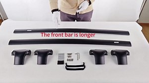 Roof Rack Cross Bars 220lbs Compatible with Ford Explorer 2020 2021 2022 2023 2024 2025 with Raised Side Rails，Heavy Duty Aluminum Crossbars Cargo Bars Ski Snowboard Luggage Kayak Bike Carrier