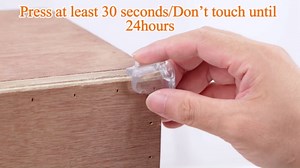 Corner Protector Baby Proof,E-PRONSE Upgraded Airbag T-Shaped Table Corner Protectors, Strong Sticky Clear Corner Protectors for Furniture 8Pcs