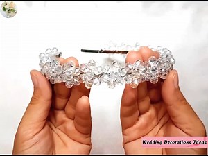 How to Make Soft Wedding Tiara | Wedding Decoration Ideas